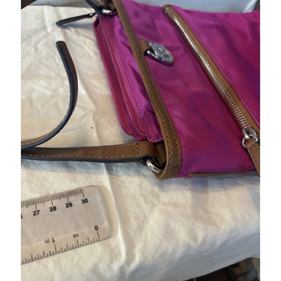 Michael Kors Kenton Crossbody Pink Nylon Tote - Picture 12 of 14